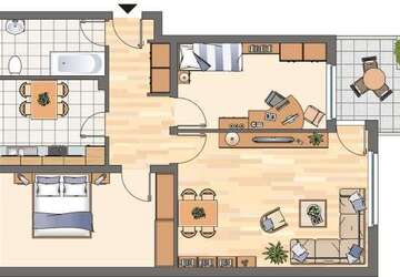 Wohnung Kamen Methler - 3 Zimmer, 73 m&sup2;, 549&euro; | Angebot:27655932