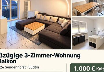 Wohnung Sendenhorst - 3 Zimmer, 122 m&sup2;, 1.250&euro; | Angebot:27606584