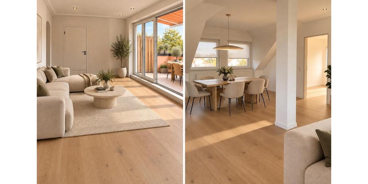 Dachgeschoßwohnung Ense - 3 Zimmer, 90 m&sup2;, 990&euro; | Angebot:27618400