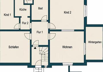Wohnung Münster Berg Fidel - 4 Zimmer, 110 m&sup2;, 1.800&euro; | Angebot:27621931